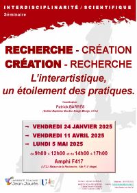 Aff. Recherche Création 2024-2025